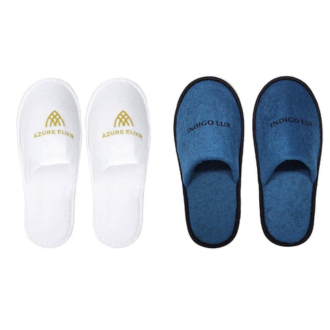 30 Pairs Hotel Guesthouse Hospitality Slippers for Household Comfort and Use - White