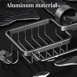 Multifunctional Faucet Shelf Kitchen Storage Sink Draining Basket Household Rack - Grey