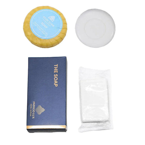50pcs Hotel Soap Bars for Guesthouse Bathroom Travel Toiletries Set Hotel Use - Rectangle