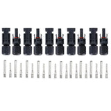 5-20 Pairs PV Connectors Solar Panel 30A Line Plug Socket Male Female IP67 - 5 Pairs
