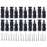 5-20 Pairs PV Connectors Solar Panel 30A Line Plug Socket Male Female IP67 - 5 Pairs