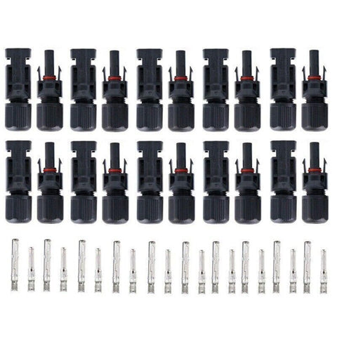 5-20 Pairs PV Connectors Solar Panel 30A Line Plug Socket Male Female IP67 - 5 Pairs