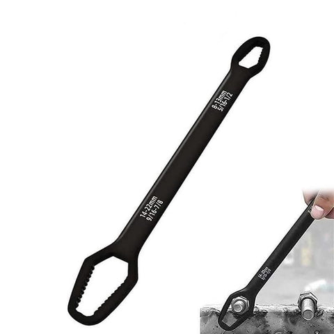Universal Plum Screw Nuts Wrench 8-22mm Double Head Ratchet Spanner Repair Tools