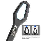 Universal Plum Screw Nuts Wrench 8-22mm Double Head Ratchet Spanner Repair Tools