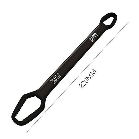 Universal Plum Screw Nuts Wrench 8-22mm Double Head Ratchet Spanner Repair Tools