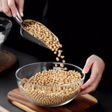 4 Sizes Aluminum Alloy Ice Shovel Flour Rice Scoop Multipurpose Kitchen Tool - S