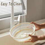 Multifunctional Microwave Oven Food Cover Heat Resistant Folding Splash Guard - Grey