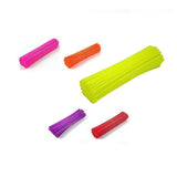 72PCS Wheel Spoke Wrap Sleeves Mountain Bike Bicycle Mtb Wraps Skins Covers - Pink