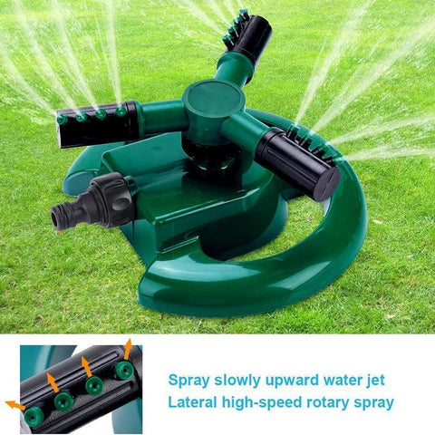 360° Rotating Garden Sprinkler Water Sprinkler Tool Grass Lawn Sprayer Watering