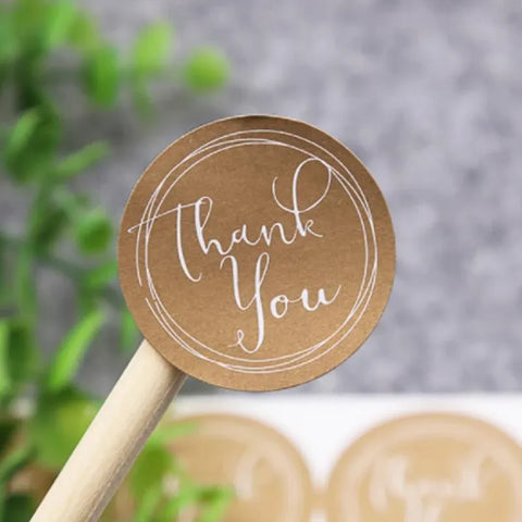 UP TO 80PCS Stickers Labels Thank You Stickers Gift Wrapping Craft Scrapbook DIY - 16*5PCS Style 2