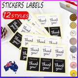 UP TO 80PCS Stickers Labels Thank You Stickers Gift Wrapping Craft Scrapbook DIY - 16*5PCS Style 2