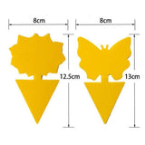 10X Dual Sided Sticky Trap Insect Killer Whitefly Thrip Fruit Fly Gnat - Sunflower 20PCS