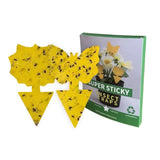 10X Dual Sided Sticky Trap Insect Killer Whitefly Thrip Fruit Fly Gnat - Sunflower 20PCS
