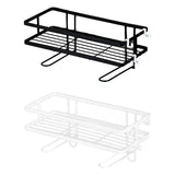 Storage Rack 1Tier Space Saver Over The Toilet Steel Bathroom Shelf Organizer - White