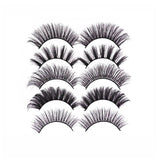 5 Pairs 3D Thick Mink Fake False Eyelashes Natural Long Wispy Makeup Lashes Au - 3D-55