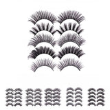 5 Pairs 3D Thick Mink Fake False Eyelashes Natural Long Wispy Makeup Lashes Au - 3D-55