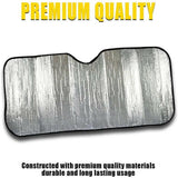 Car Windscreen Sun Shade Heat Reflective Windshield Front Rear Window Uv Block - 140*70