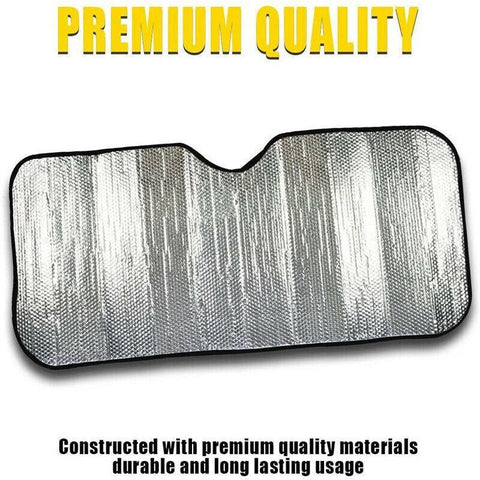 Car Windscreen Sun Shade Heat Reflective Windshield Front Rear Window Uv Block - 140*70