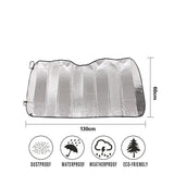 Car Windscreen Sun Shade Heat Reflective Windshield Front Rear Window Uv Block - 140*70