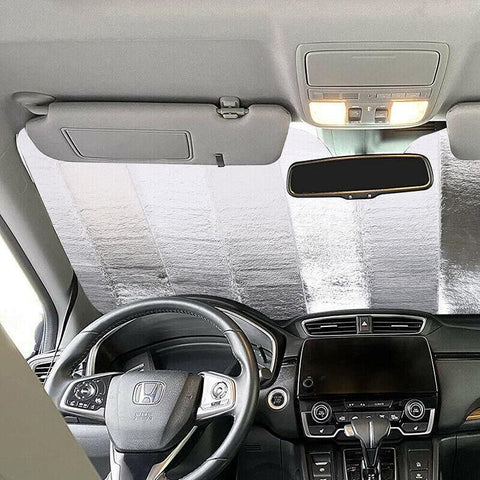 Car Windscreen Sun Shade Heat Reflective Windshield Front Rear Window Uv Block - 140*70