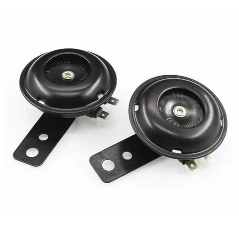 12V Waterproof Motorcycle Horn 105dB Universal Electric Bike ATV Loud Speaker