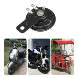 12V Waterproof Motorcycle Horn 105dB Universal Electric Bike ATV Loud Speaker