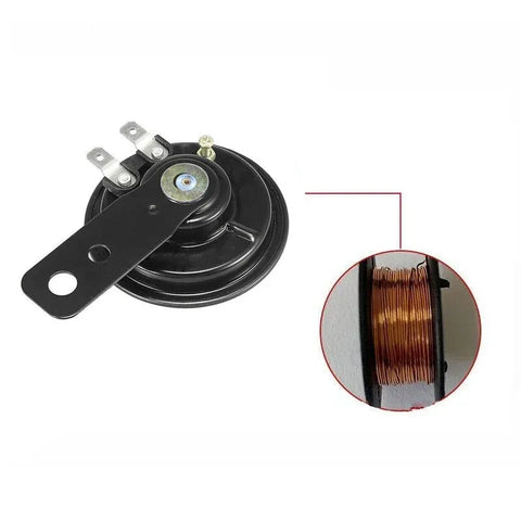 12V Waterproof Motorcycle Horn 105dB Universal Electric Bike ATV Loud Speaker