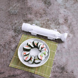 Sushi Roller Maker Tool with Tube Plunger DIY Bazooka Rice Mold for Home Kitchen