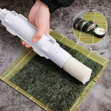 Sushi Roller Maker Tool with Tube Plunger DIY Bazooka Rice Mold for Home Kitchen