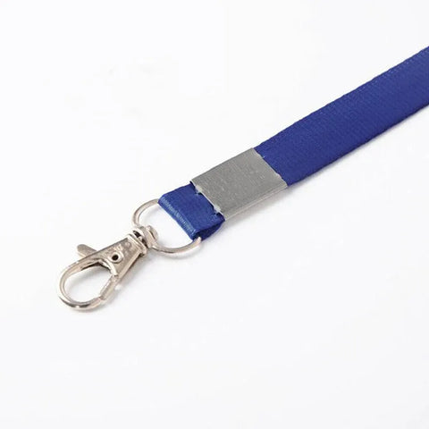 Neck Strap with Clip for ID Badge Name Tag Card Holder Lanyard - Navy Blue