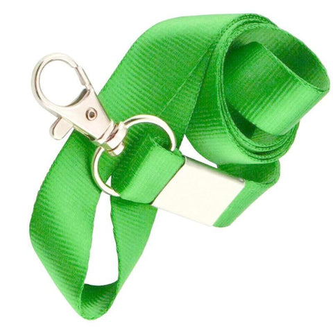 Neck Strap with Clip for ID Badge Name Tag Card Holder Lanyard - Rose Red