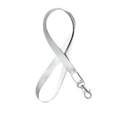 Neck Strap with Clip for ID Badge Name Tag Card Holder Lanyard - Silver Grey