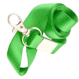 Neck Strap with Clip for ID Badge Name Tag Card Holder Lanyard - Silver Grey