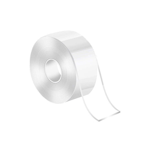 Double Sided Nano Tape Transparent Reusable Adhesive Gel Grip for Home Office - 5cm*2m*1mm (1 Unit)
