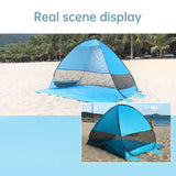 Automatic Pop Up Beach Tent UV Protection Portable Sunshade Shelter Outdoor