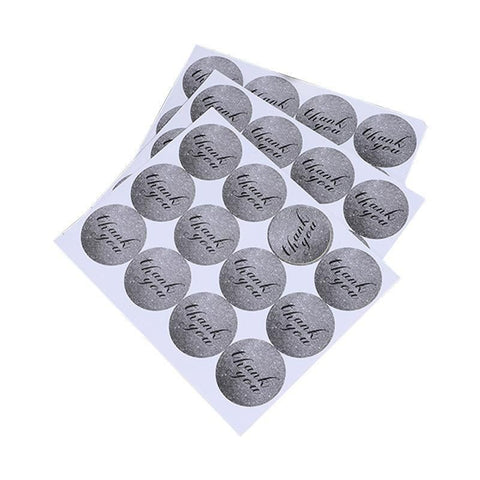 UP TO 80PCS Stickers Labels Thank You Stickers Gift Wrapping Craft Scrapbook DIY - 12*5PCS Style 7