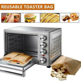 10-50Pcs Reusable Gluten-Free Toaster Bags for Sandwich Toasting - 10PCS