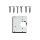 Hinge Repair Plate Rust Resistant Steel Furniture Cupboard Repair Mount Tool - 1SET