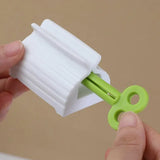 3X Toothpaste Squeezer Bathroom Tube Easy Stand Dispenser Rolling Holder Seat