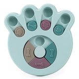 Dog Treat Dispenser Food Puzzle Toy Interactive Training Feeder Pet Supply Bowl - Claw-Blue