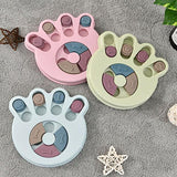 Dog Treat Dispenser Food Puzzle Toy Interactive Training Feeder Pet Supply Bowl - Hexagon-Green