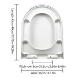 Toilet Seat Cover Universal Toilet Lid Cover Replacement Bathroom Seat Cover