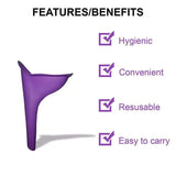 Portable Camping Female Her She Urinal Funnel Ladies Woman Urine Wee Loo Travel