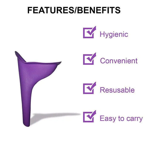 Portable Camping Female Her She Urinal Funnel Ladies Woman Urine Wee Loo Travel