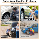 Vacuum Tyre Repair Nail Car Trucks Tire Puncture Repair Tubeless Rubber Nails