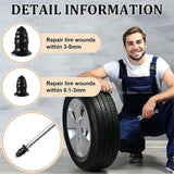 Vacuum Tyre Repair Nail Car Trucks Tire Puncture Repair Tubeless Rubber Nails