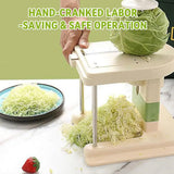 Hand Crank Vegetable Cutter Shredder Cabbage Slicer Household Grater Tool
