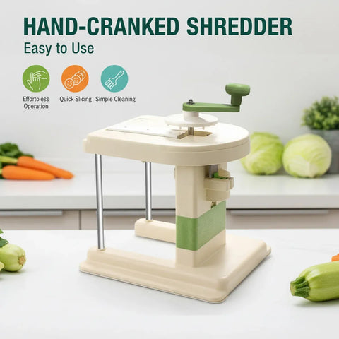 Hand Crank Vegetable Cutter Shredder Cabbage Slicer Household Grater Tool