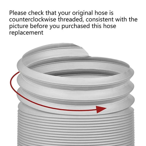 Portable Air Conditioner Exhaust Hose 13/15cm Extendable Vent Pipe PP Steel Wire - 2m x 13cm