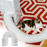 Portable Air Conditioner Exhaust Hose 13/15cm Extendable Vent Pipe PP Steel Wire - 2m x 13cm